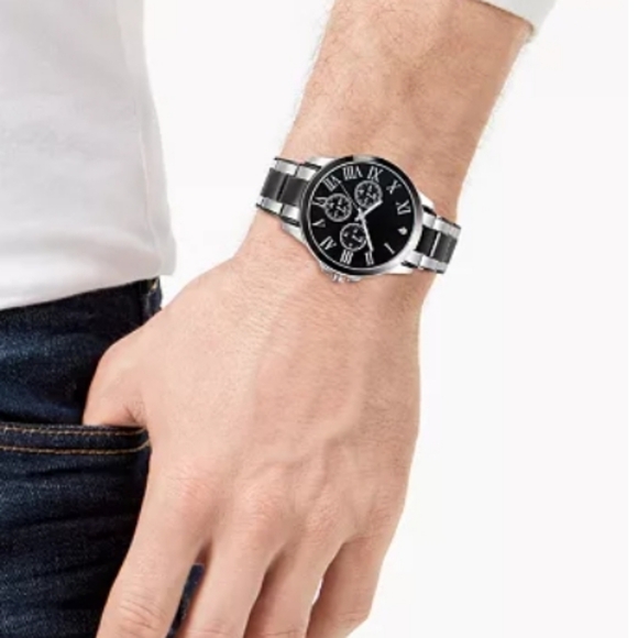 I.N.C Men's Two-Tone Watch & Bracelet 42mm Gift Set - Picture 5 of 6